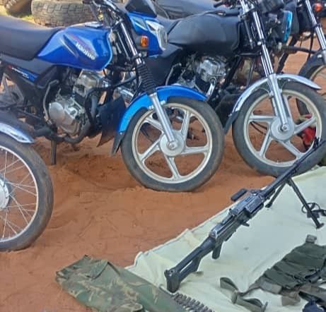 Kebbi police and military operatives during a joint security operation.